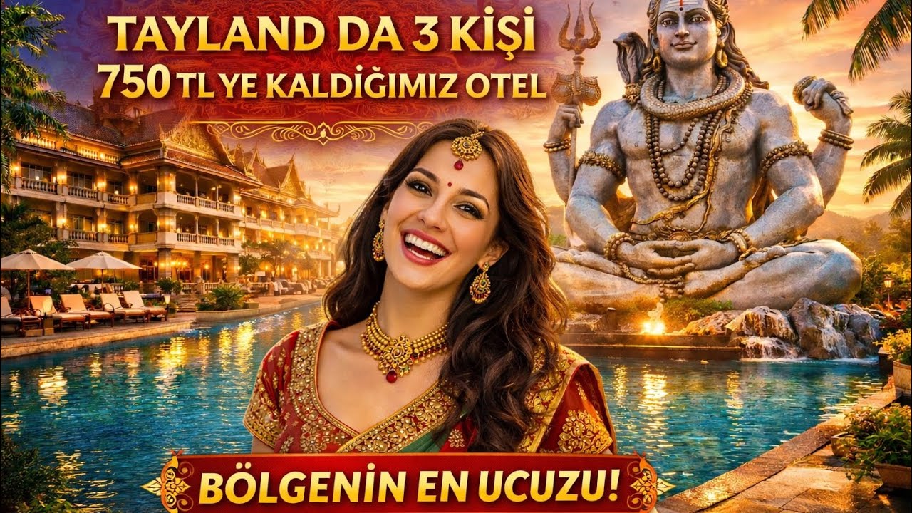 BU SEFER HİNTLİ OTELİNDEYİZ / BANGKOK