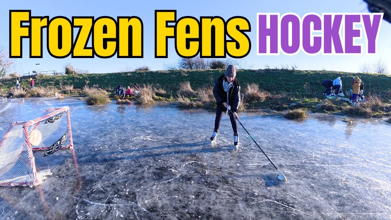 First Impromptu Frozen Fens Hockey Adventure ❄️⛸️