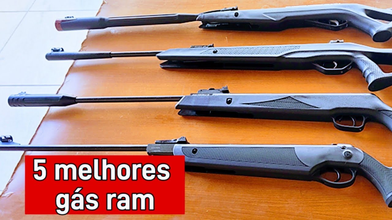 As 5 melhores carabinas gás ram pra comprar em 2026