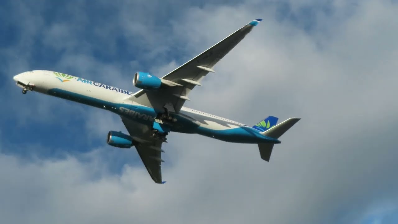Air Caraïbes ,Airbus A350-1000 ,F-HAJP ,St Denis - Paris