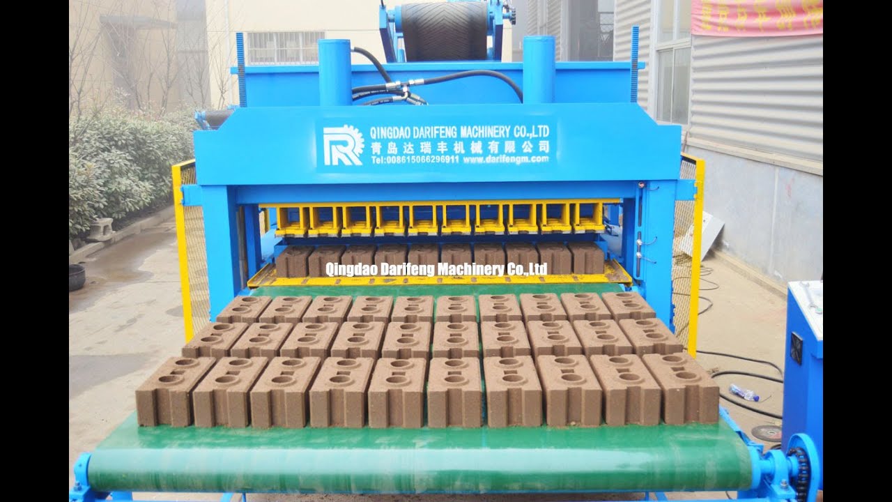 DF10 10 automatic interlocking clay brick machine production line