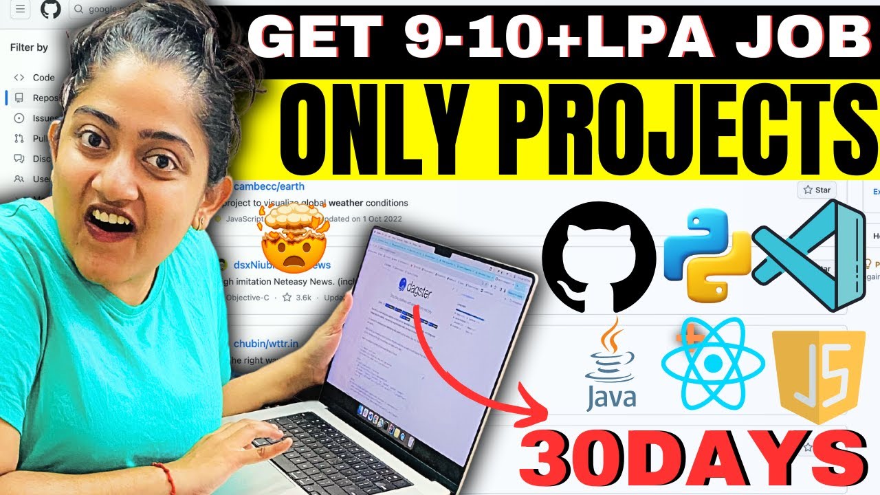 Incredible😳ONLY  PROJECTs in RESUME to get 9-15LPA JOB EASILY🚀🧑‍💻