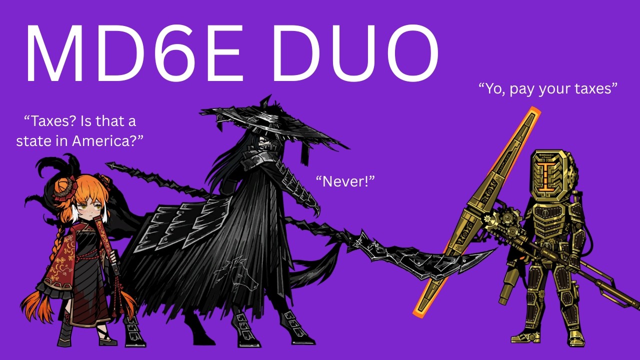 Wu (午) Sang and Xi Chun (惜春) Ishmael Duo - MD6E (1 secret boss, 35 Adversity, EGO-less)