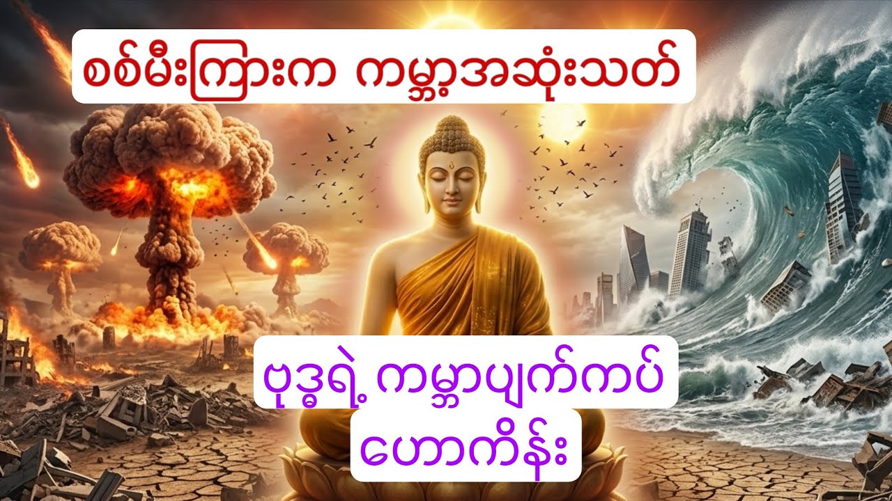 သိပ္ပံပညာရှင်တွေထက်နှစ်ပေါင်း ၂၅၀၀ စောပြီး ဗုဒ္ဓဟောကြားခဲ့တဲ့ ကမ္ဘာပျက်ကပ်နိမိတ်များ(ပါချုပ်ဆရာတော်)
