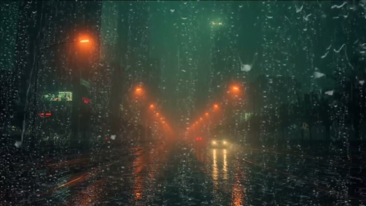 City Rain Sounds for Sleeping 🌧️ Deep Sleep, Stress Relief & Insomnia Aid