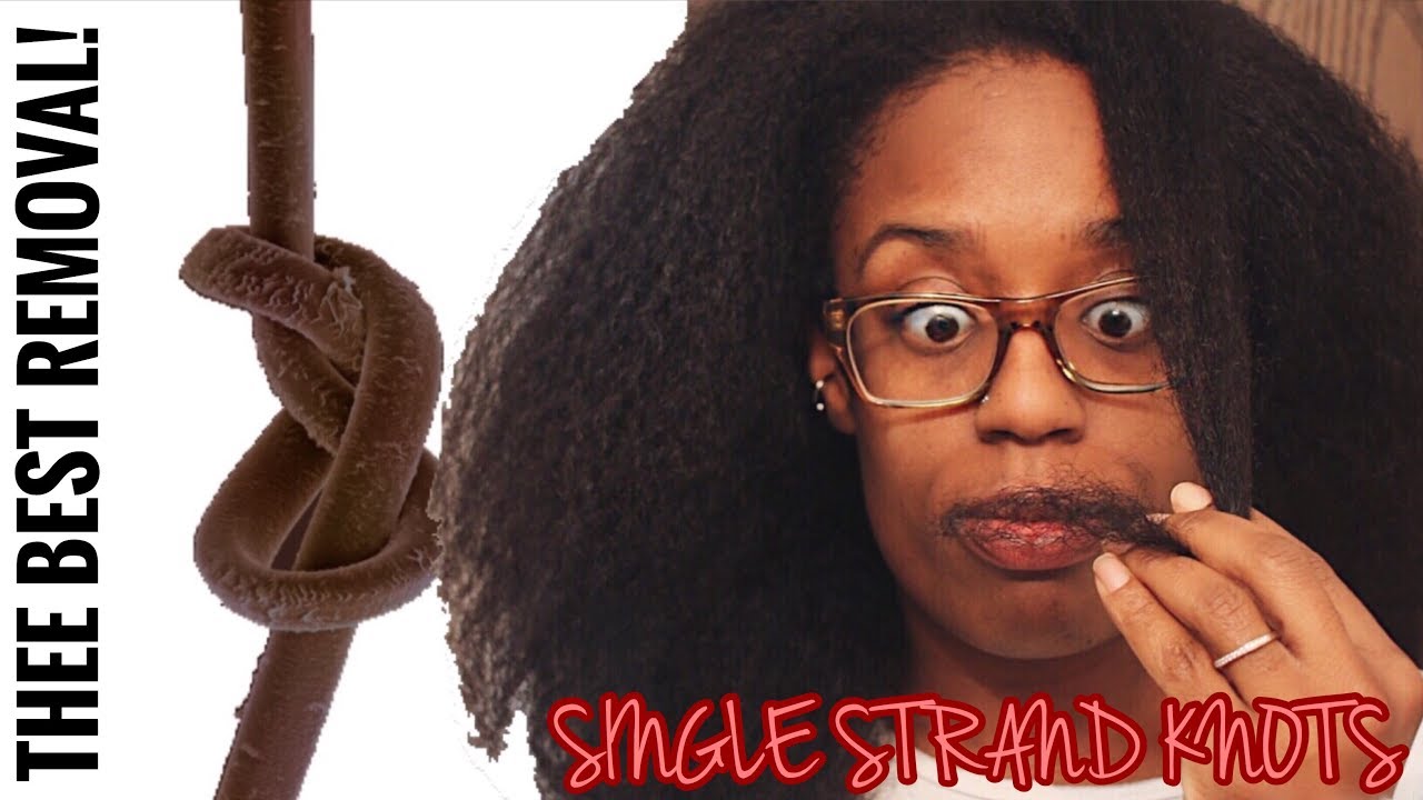 I figured out THE BEST Single Strand Knot Removal EVER! - Parisin85