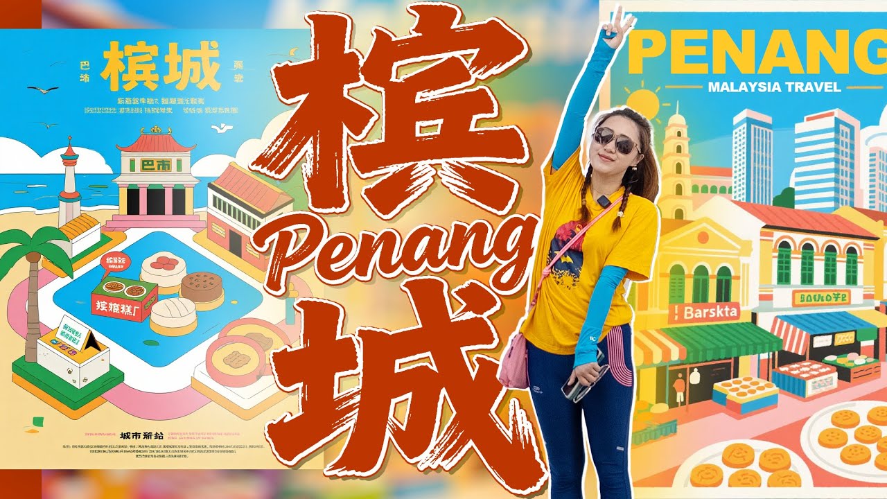 🇲🇾槟城Citywalk 先到槟城吉灵万山巴刹 感受槟城的生活气息 再吃伍秀泽 海南鸡饭 莫定标 娘惹粿厂 探秘全马唯一的鲁班庙