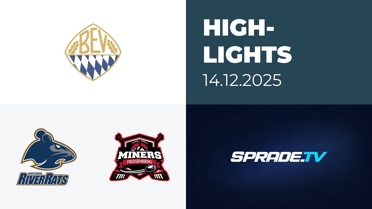 14.12.2025 - Highlights - ESC Riverrats Geretsried vs. Peißenberg Miners