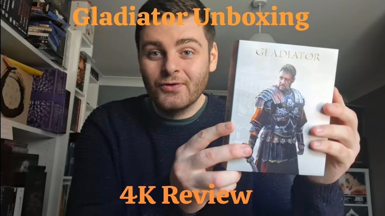 Gladiator EverythingBlu 4K Collector's Edition Unboxing & 4K Review (Disc Menus) 