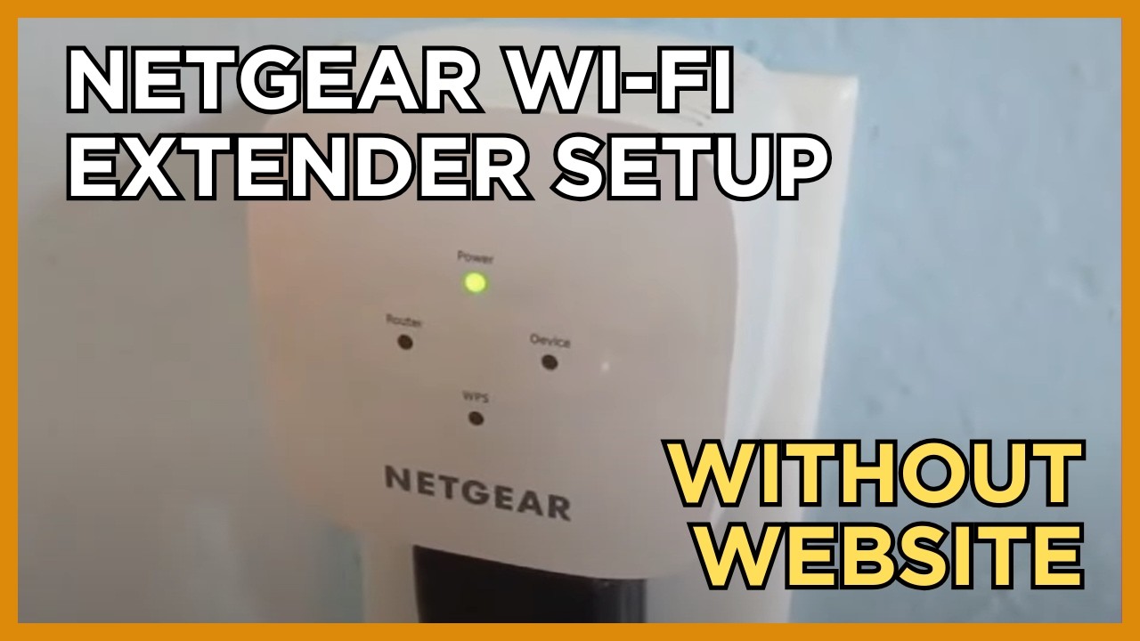Настройка WiFi-репитера Netgear без веб-сайта или компьютера
