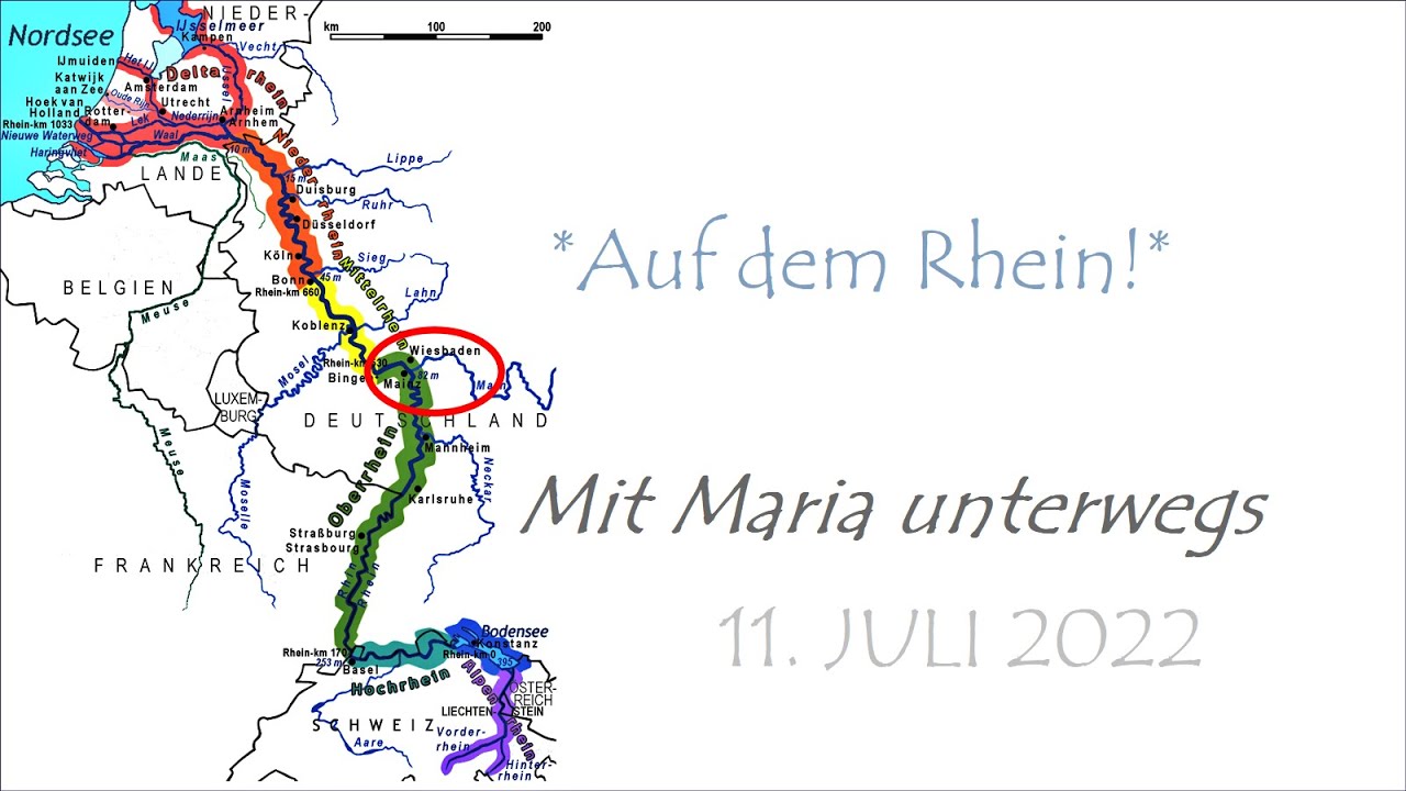 Mit Maria unterwegs: Auf der AROSA Brava bis MAINZ