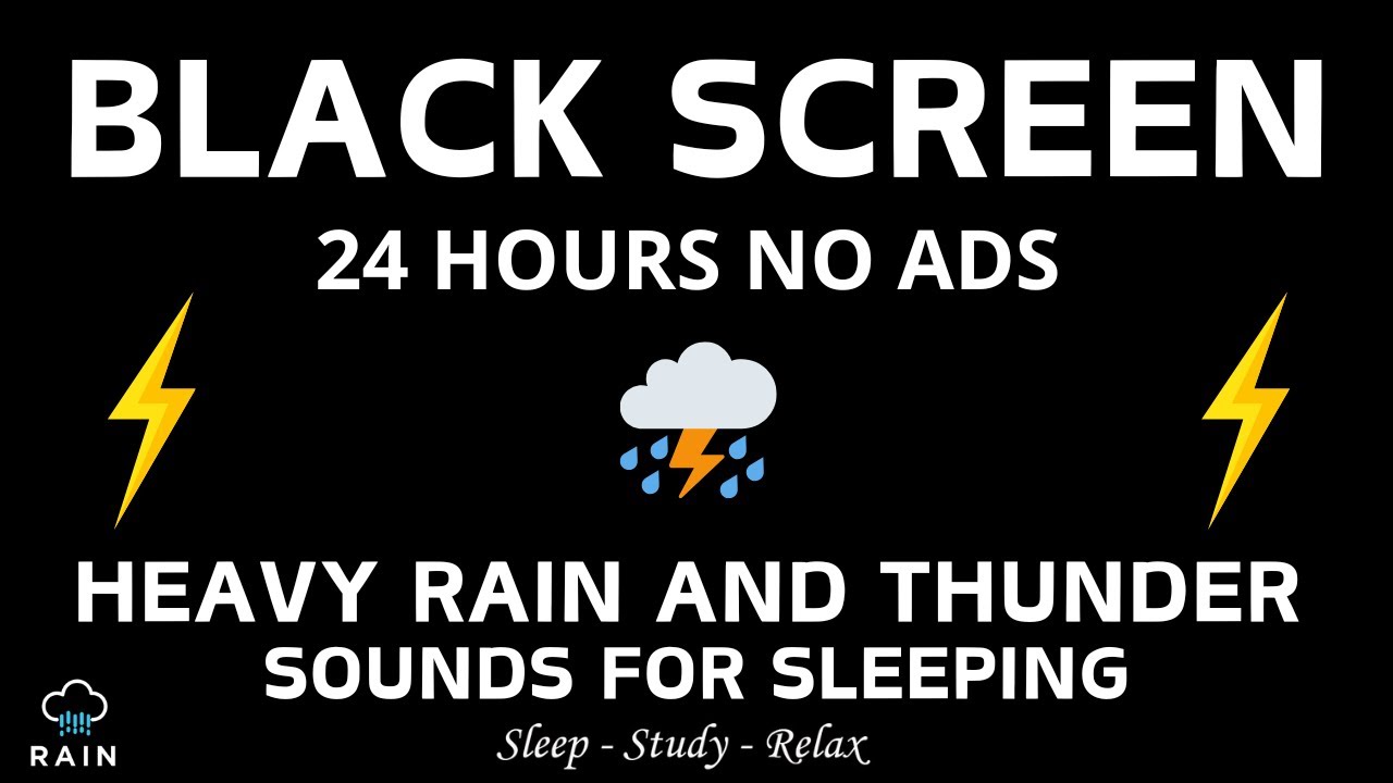 🔴 Defeat Insomnia in 3 Minutes ⛈️ Relax Your Brain, Quiet Thoughts and Sleep Instantly