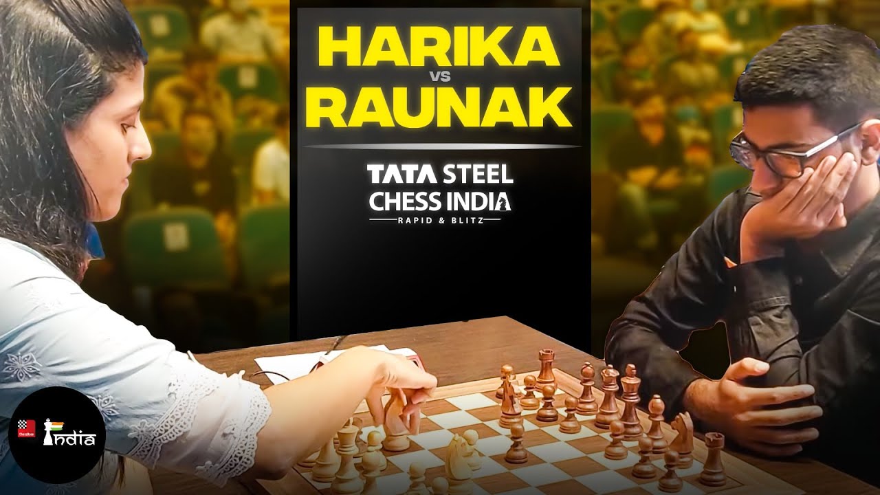 Trademark Harika Stuff! | Harika vs Raunak | Tata Steel Chess India Blitz 2021