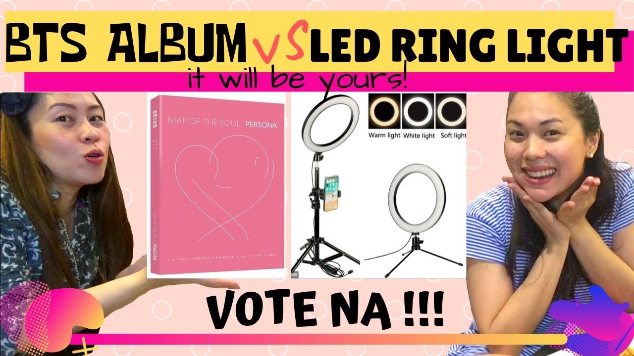 GIVEAWAY ALERT!!! Choose between BTS ALBUM or LED RING LIGHT | Jax&Dye