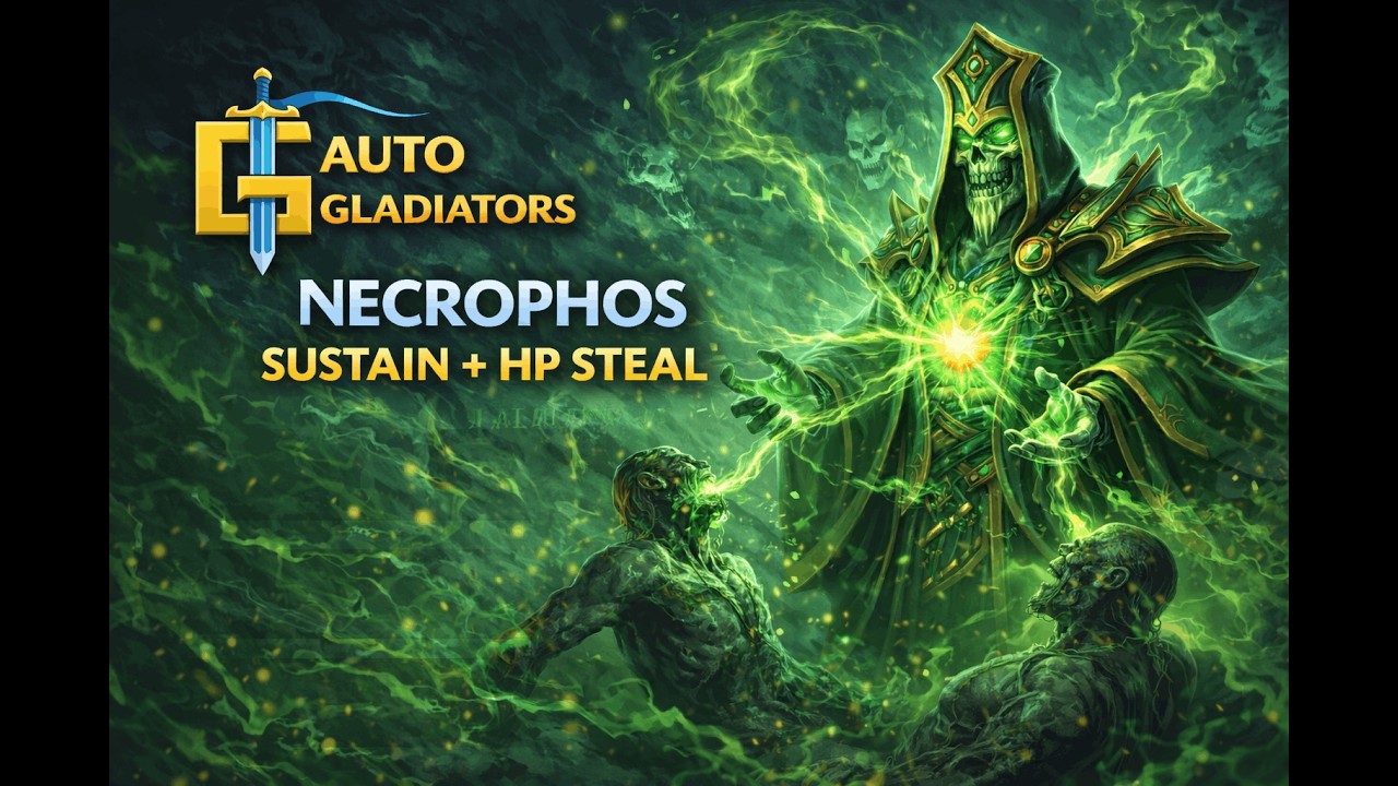 Dota 2 | Auto Gladiators | Necrophos | Sustain + HP Steal