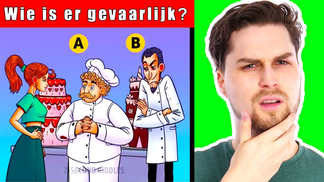 Lastige Raadsels Die 97,8% Niet Kan Oplossen!😰