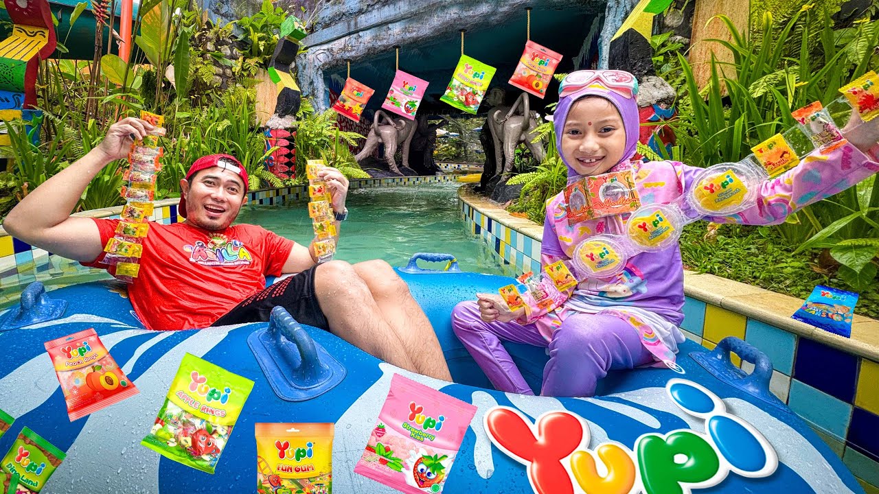 AQILA BERBURU YUPI DI KOLAM WATERBOM