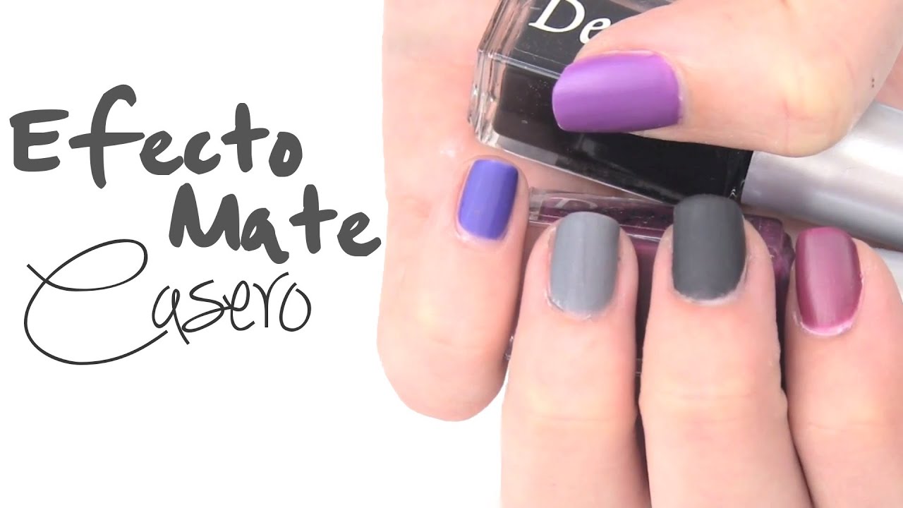 DIY: Esmalte de uñas casero mate