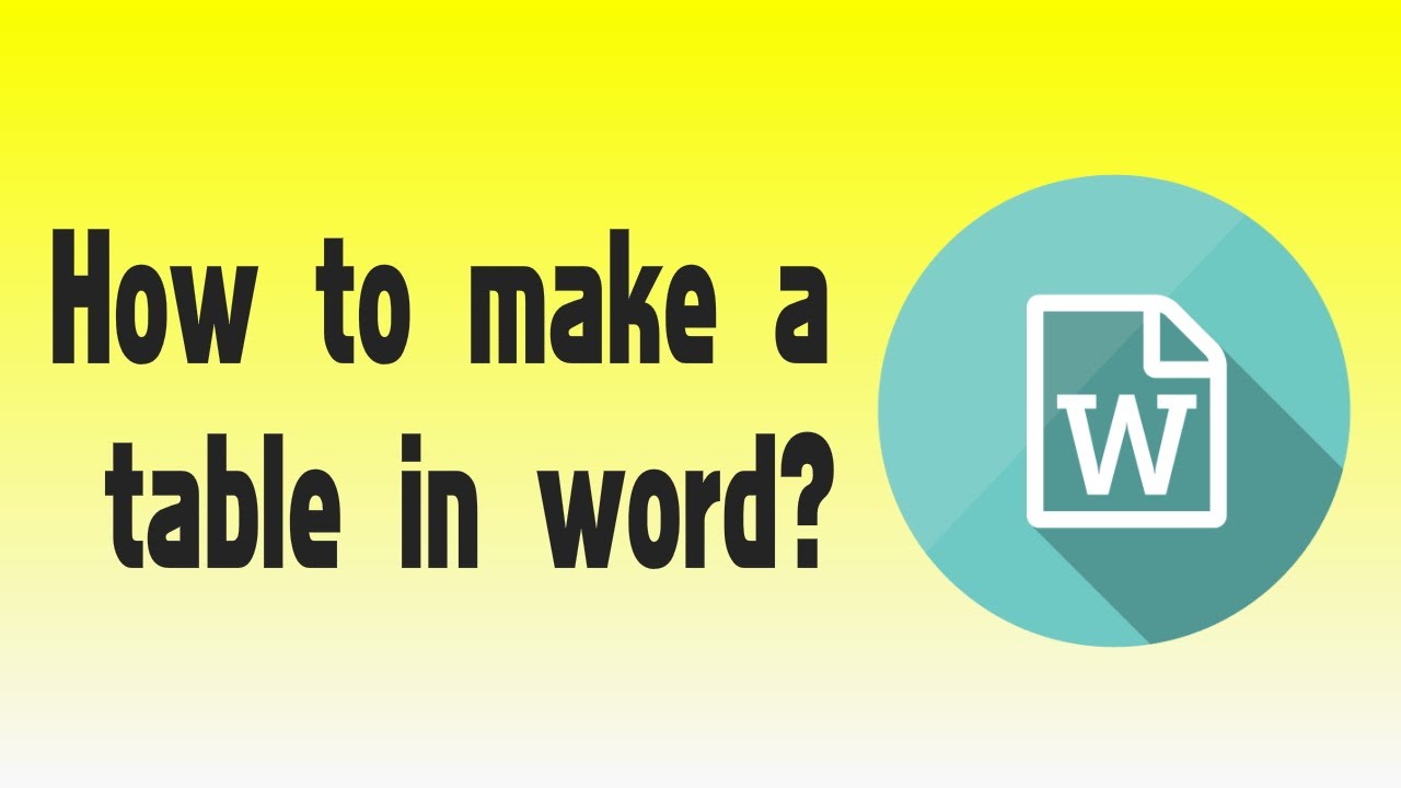 How to insert a table in word document by using 3 simple methods