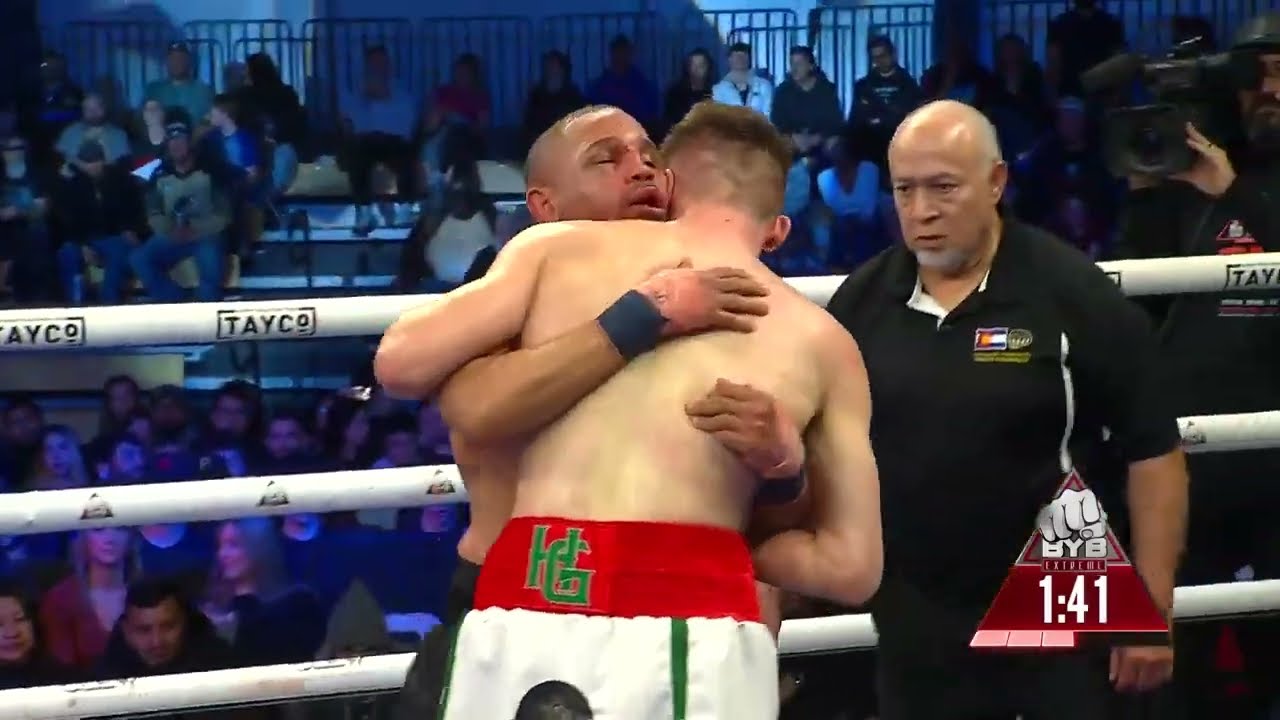 Bloody Bare Knuckle FIGHT OF THE NIGHT - Harry Gigliotti vs. Jon Barnard | BYB 37 - Denver Brawl IV