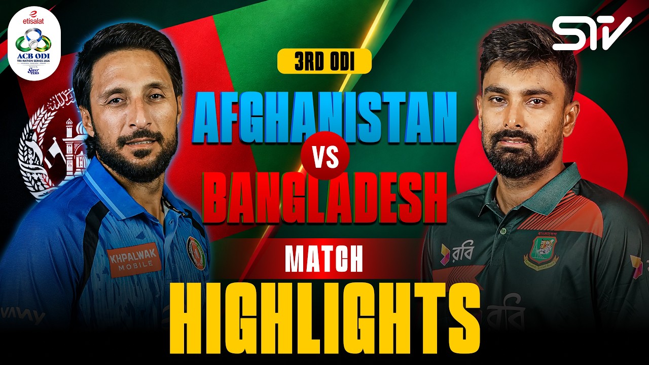 Match Highlights | Afghanistan vs Bangladesh | Afghanistan ODI Tri-Series 2026 | M9R1H