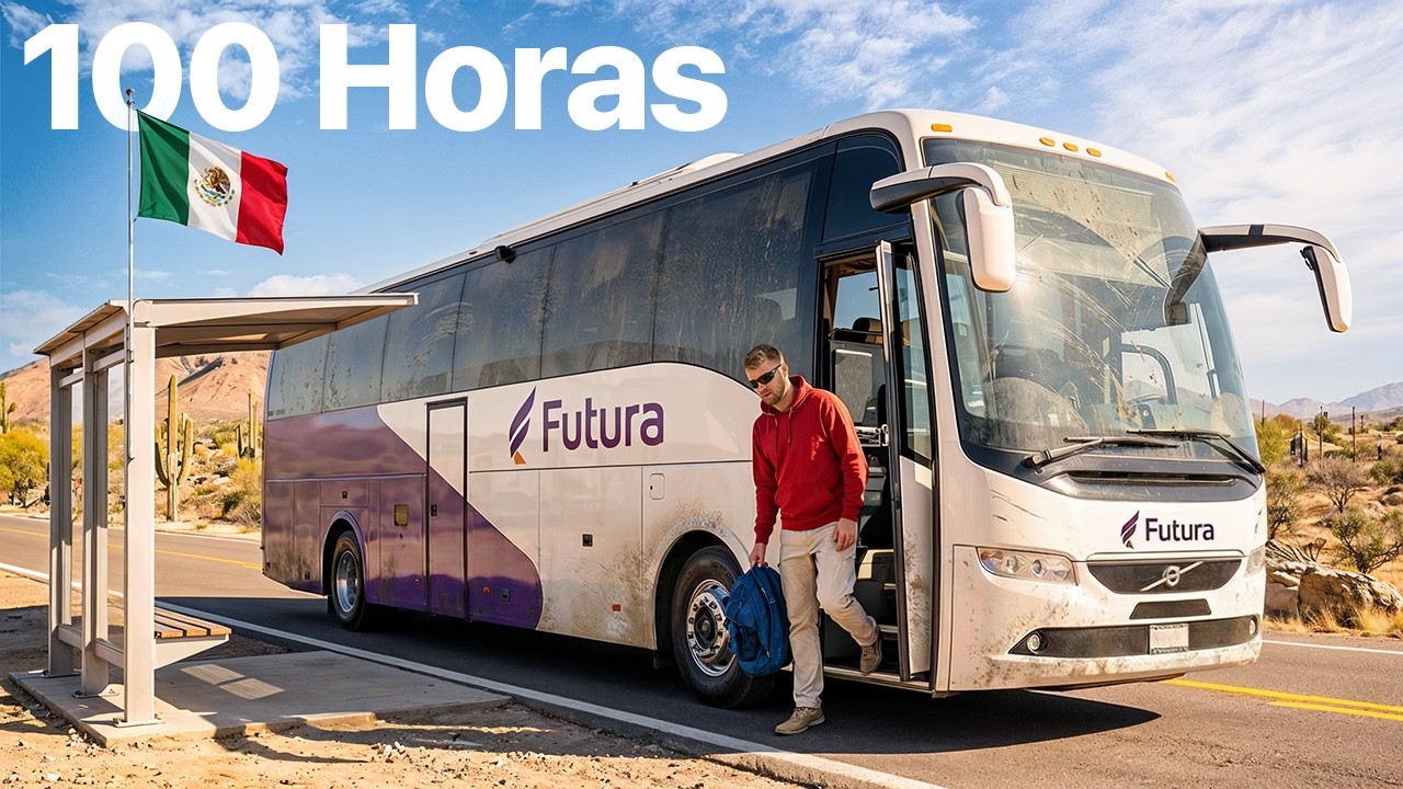 Crucé México en Autobús (4 Días - 5.000km)