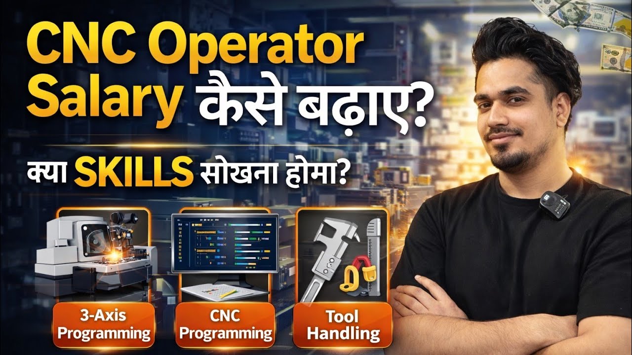 How to increase CNC Machine Operator Salary  in Hindi