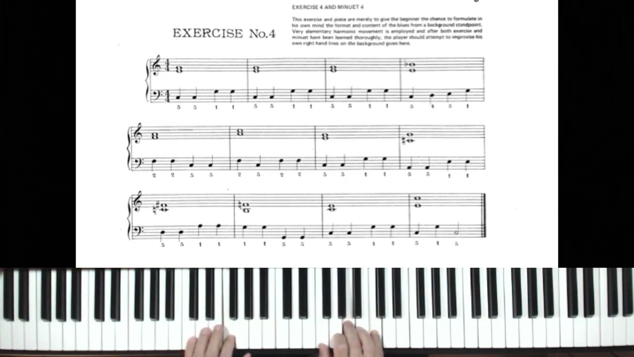 O. Peterson - Exercise No.4 - piano tutorial by Antonio De Angelis