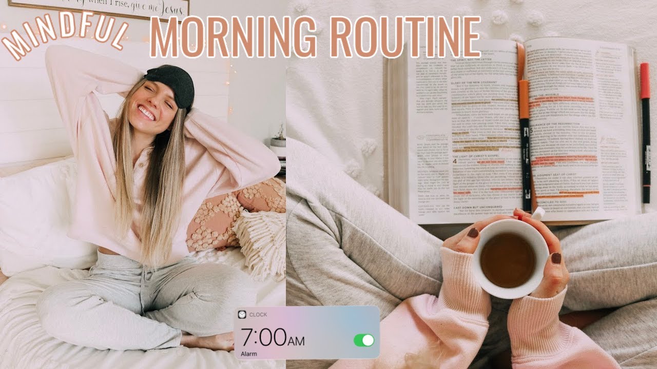 MINDFUL MORNING ROUTINE // slow morning + time with Jesus