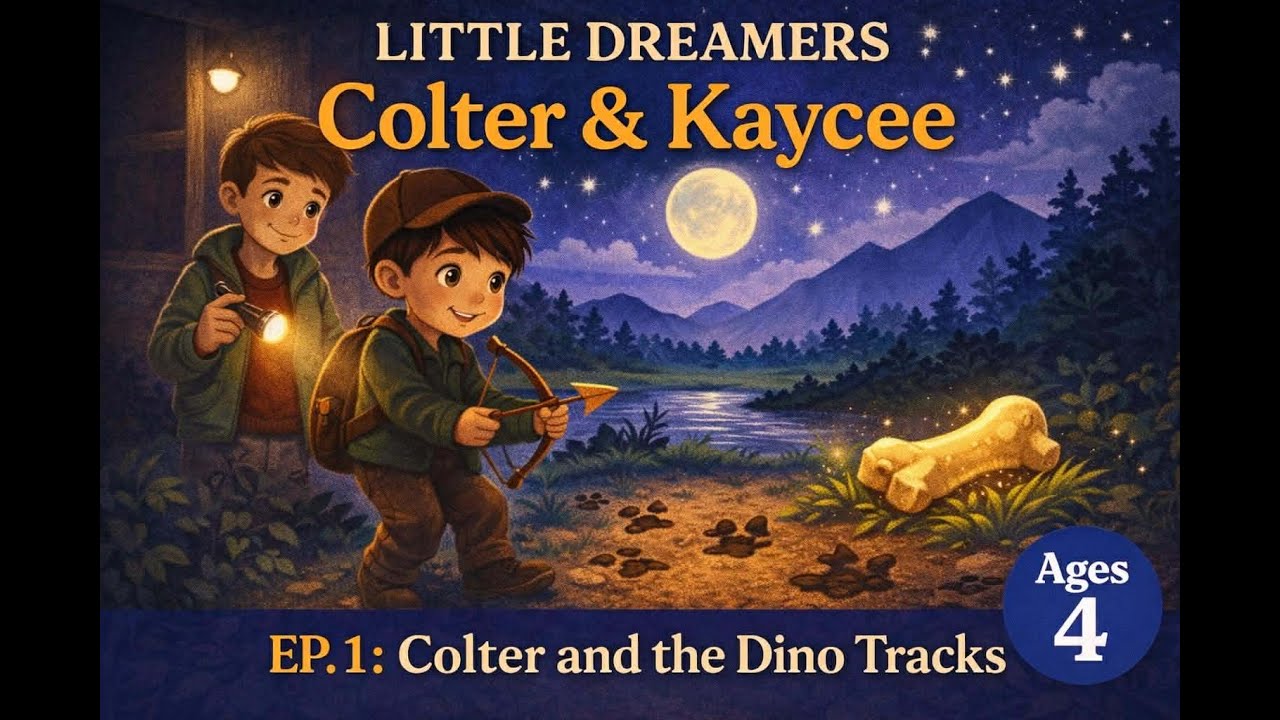 The Whispering Dino Tracks | Little Dreamers Bedtime Story (Episode 1)