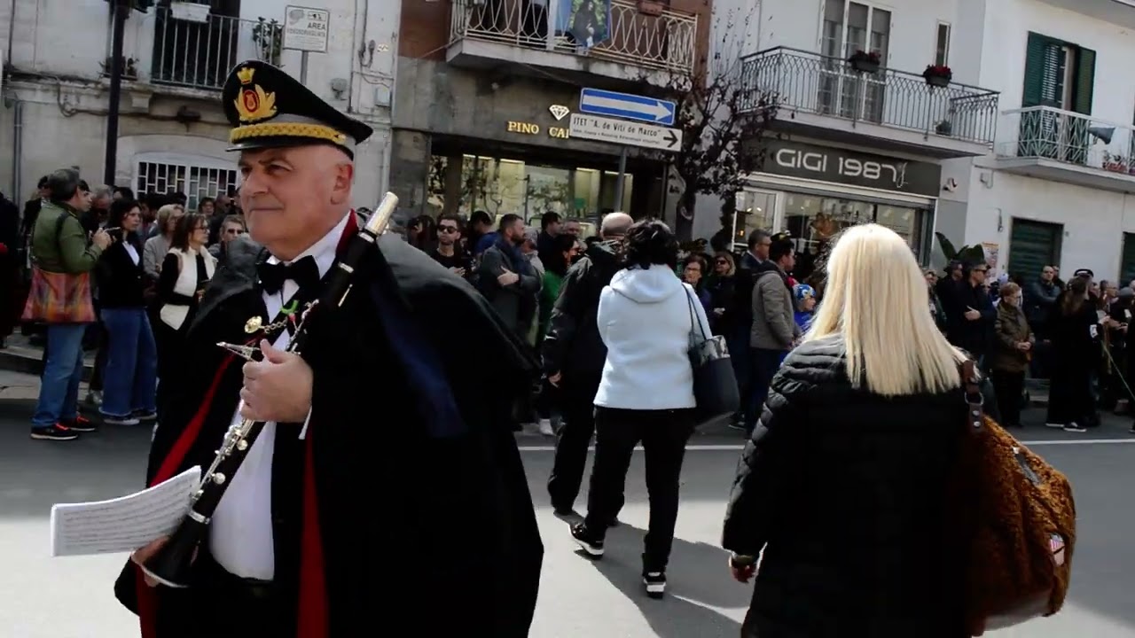 Banda di Conversano Ligonzo - Marcia Rassegnazione - Processione dei Misteri di Valenzano 29/03/24