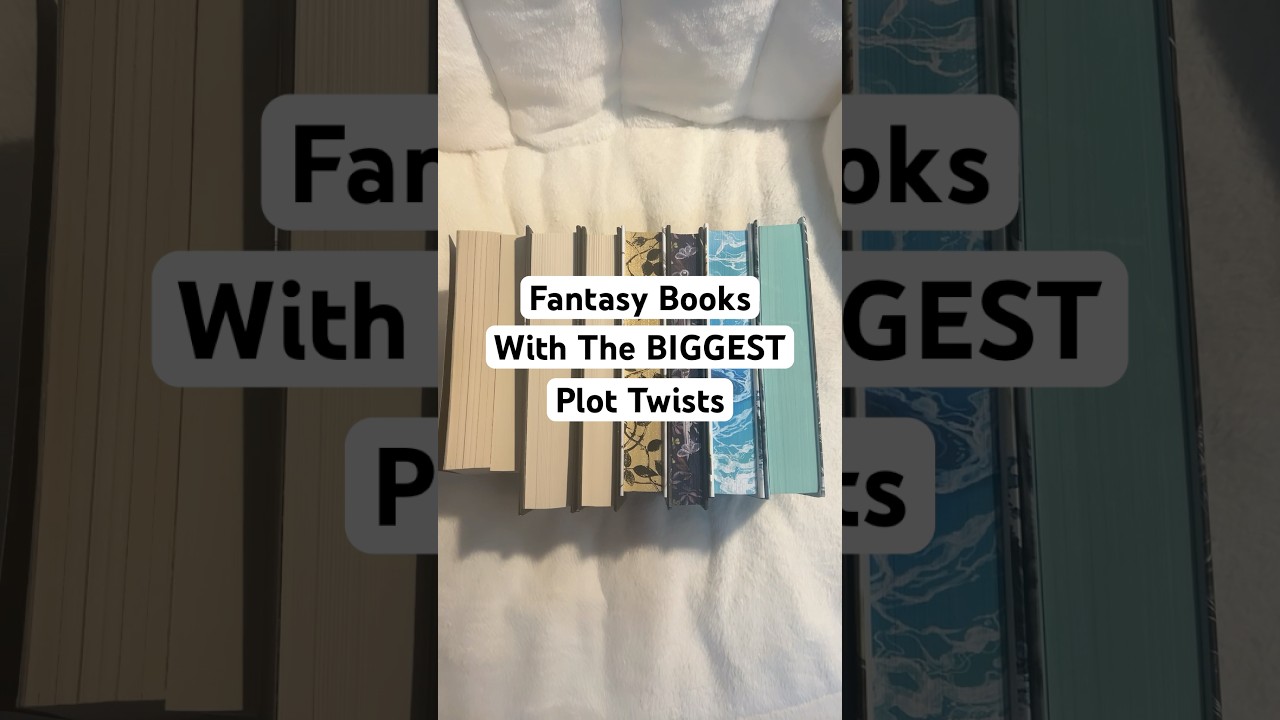 Fantasy books with the BIGGEST plot twists #bookrecommendations #booktube #fantasybooks #romancebook