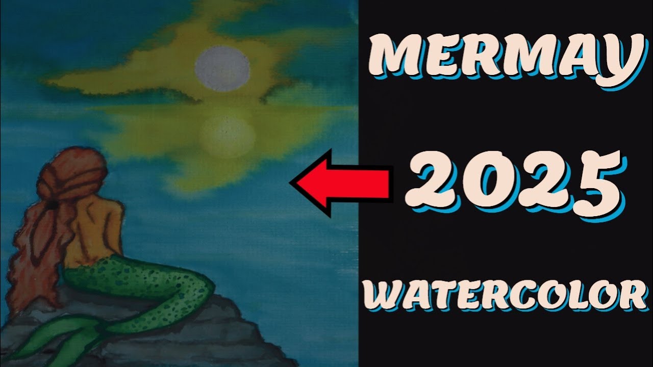 See How I Made This Ocean Art for Mermay 2025!