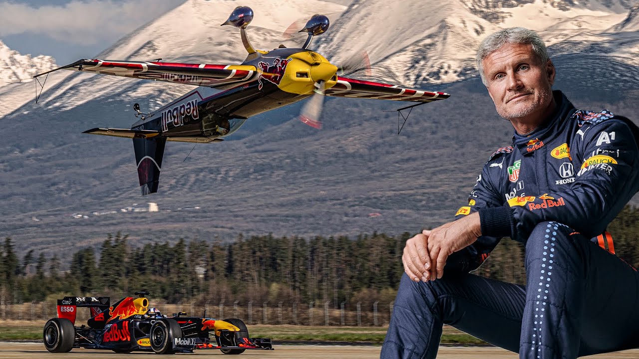 F1 car DRAG RACES an upside-down plane in Czechia 🤯✈️