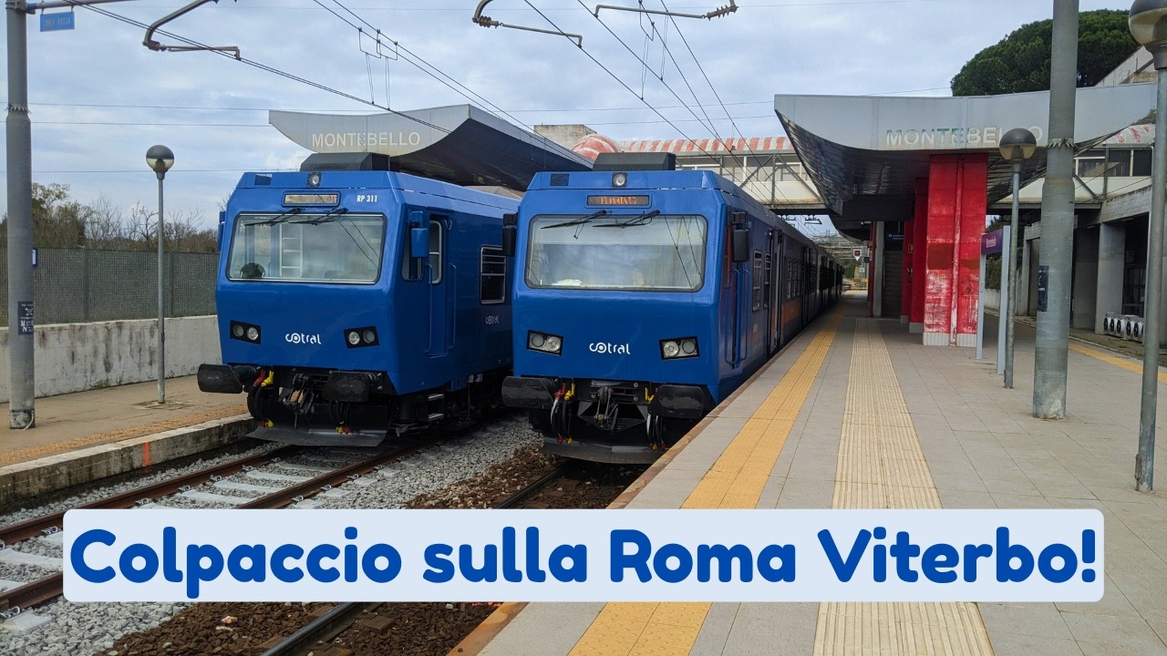 Secondo e Primo Alstom revisionati insieme! - Roma Viterbo con @NickVideoBlog, @MetroFerrovieRomane