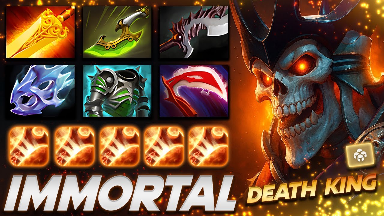 Wraith King Immortal Death Lord - Dota 2 Pro Gameplay [Watch & Learn]