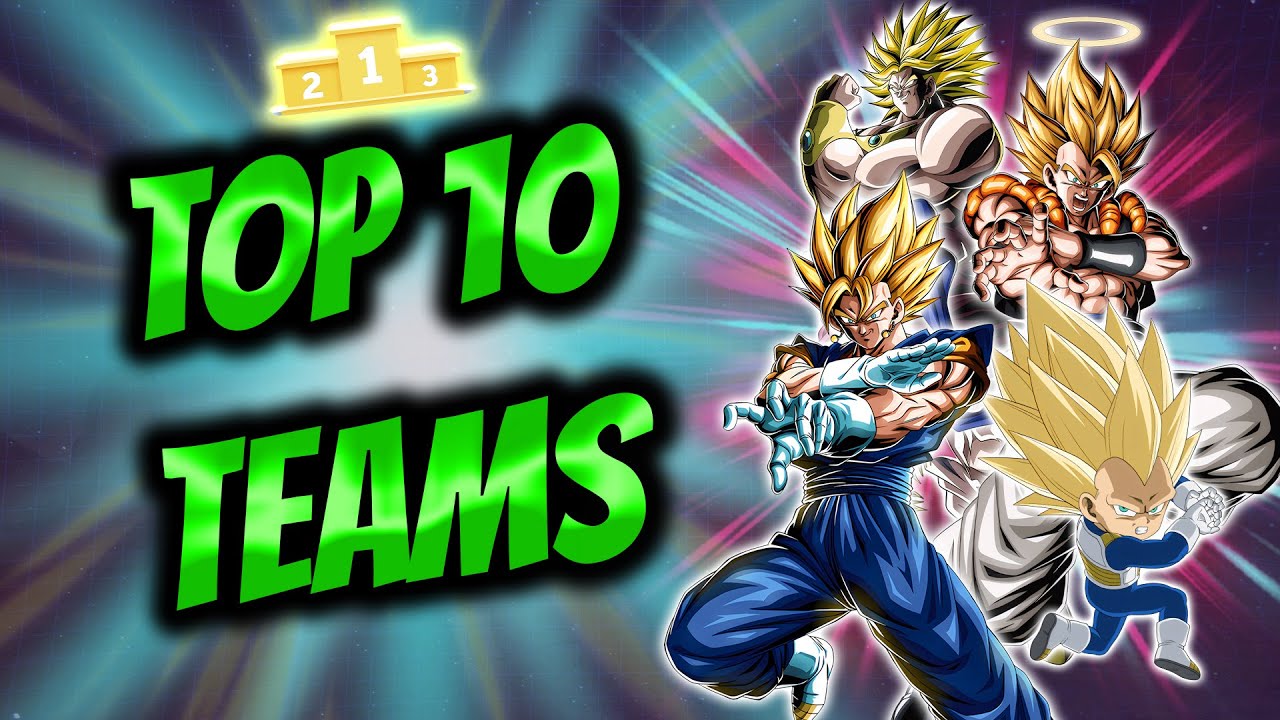 TOP 10 MEJORES EQUIPOS FINAL del 10mo ANIVERSARIO! (Dokkan Battle)