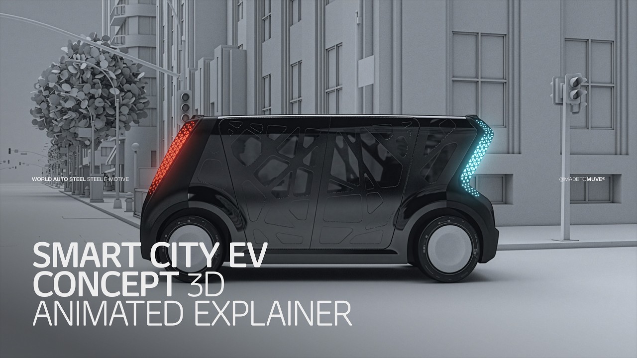 Steel eMotive – 3D Autonomous Mobility Concept | Smart City EV & High-Strength Steel Engineering