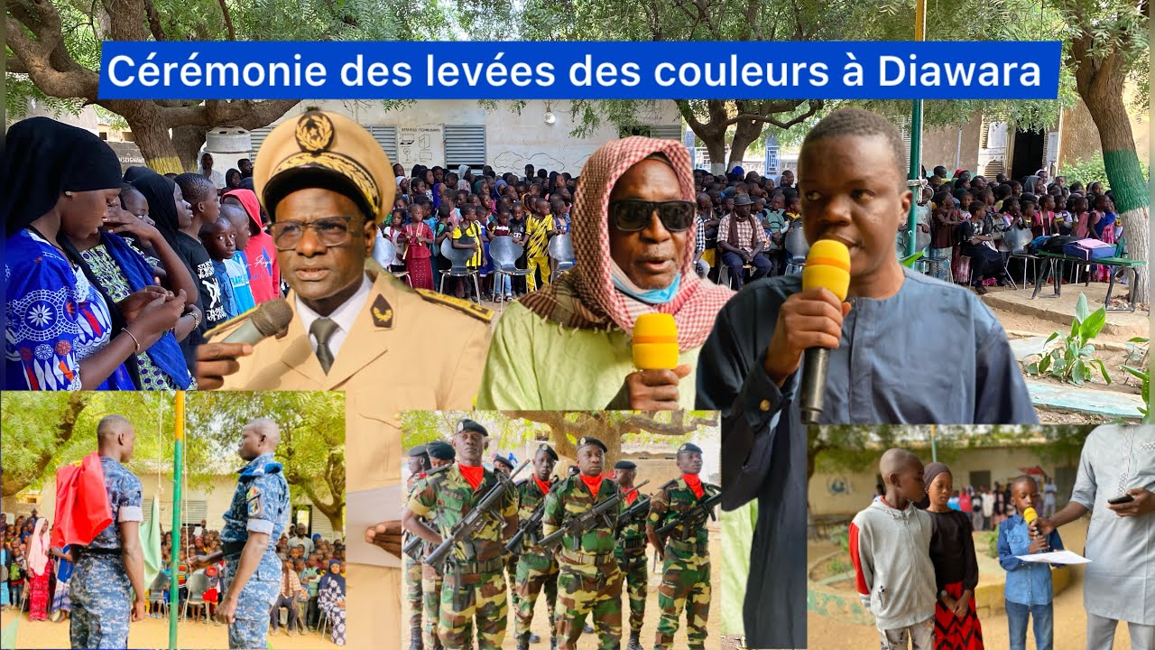 Civisme: Cérémonie de levée des couleurs à l’école élémentaire Boubacar Sidy Sakho à Diawara