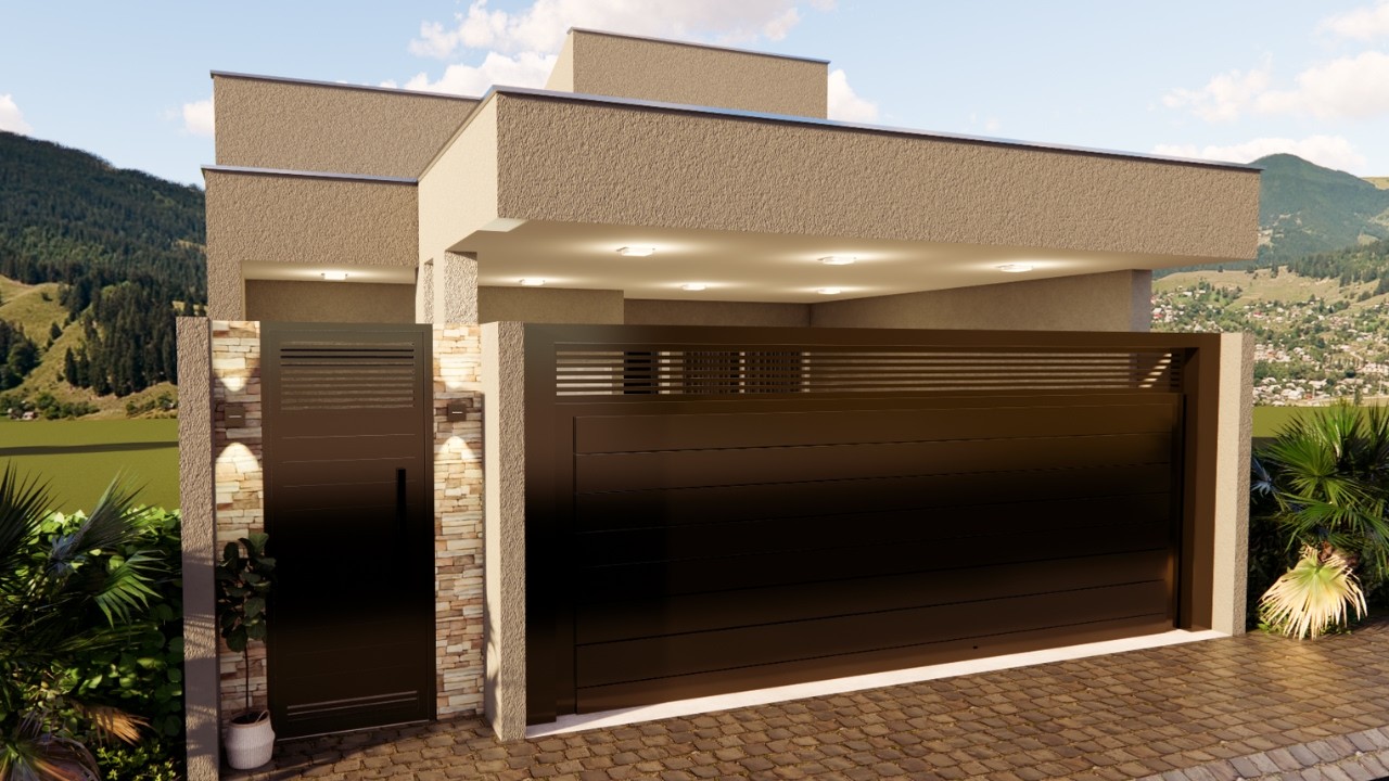 CASA PEQUENA E MODERNA | 3 QUARTOS  | PLANTA BAIXA !!