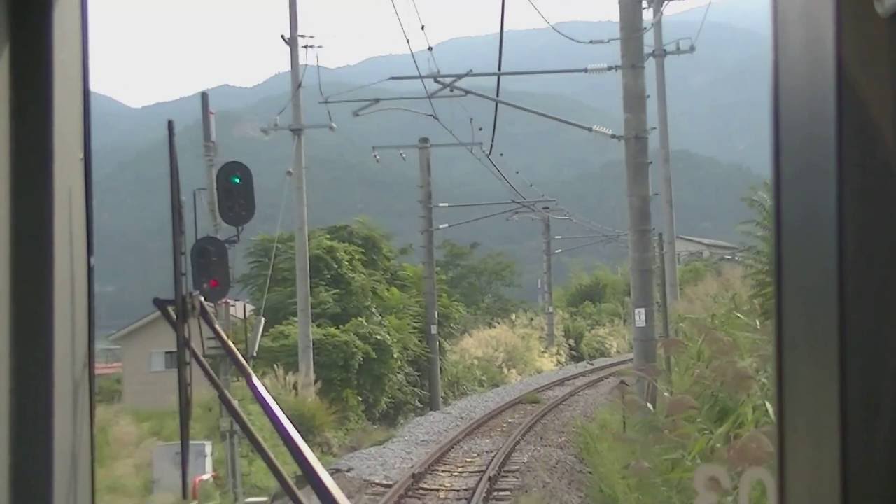前面展望 JR東海 特急しなの18号 383系 ｸﾓﾊ383 12 長野→名古屋 2016 9 11
