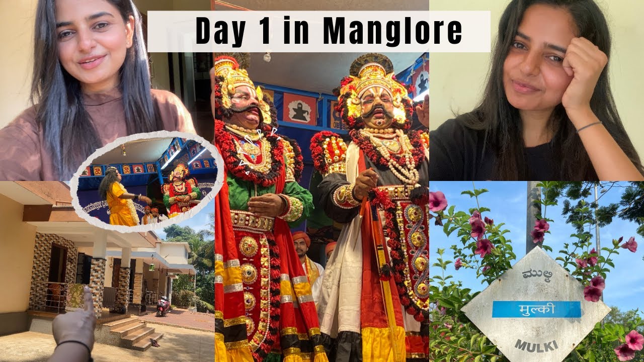 Mangalore Day 1 | Vacation Begins | Yakshaganna | Shopping & Fun| Shruti Shetty #travel #vlog