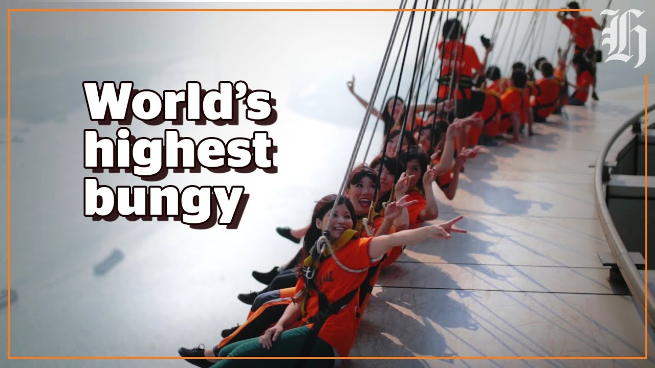 World's highest bungy jump: Macau Tower