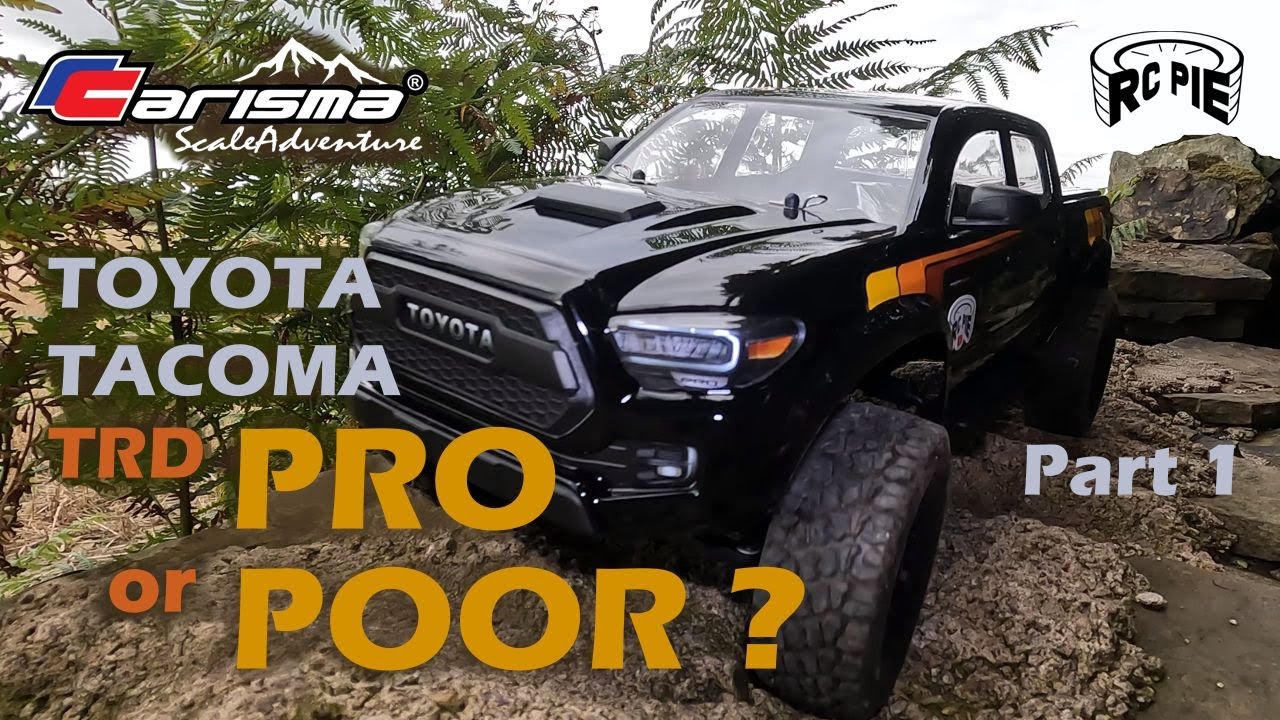 Carisma SCA-1E Toyota Tacoma TRD Pro. Unboxing, in depth review and first drive. Part 1