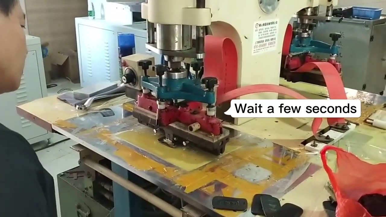 Double head high frequency welding machine for logo embossed, shoes embossed