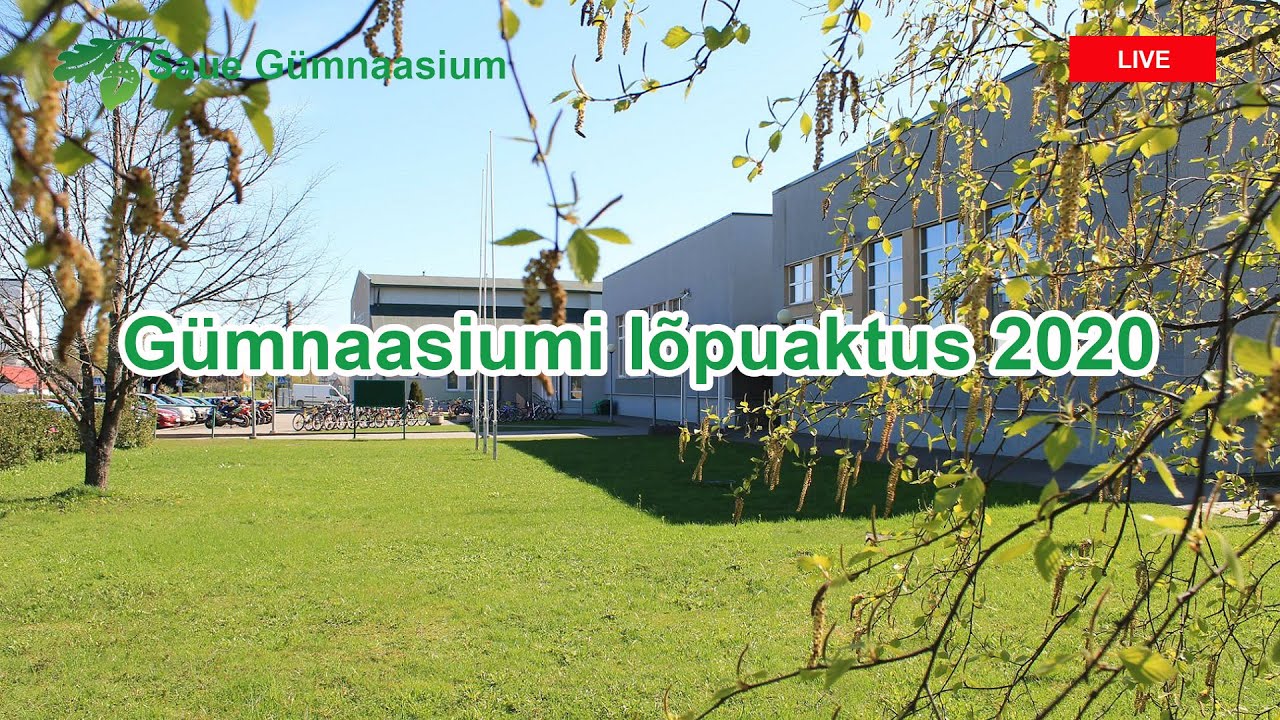 Gümnaasiumi lõpuaktus 2020
