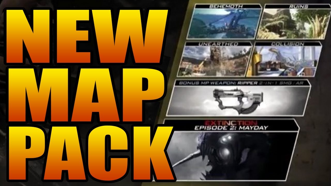 GHOSTS DEVASTATION TRAILER! New Gun, Dome Remake, Extinction! (Call of Duty DLC Map Maps Pack 2)