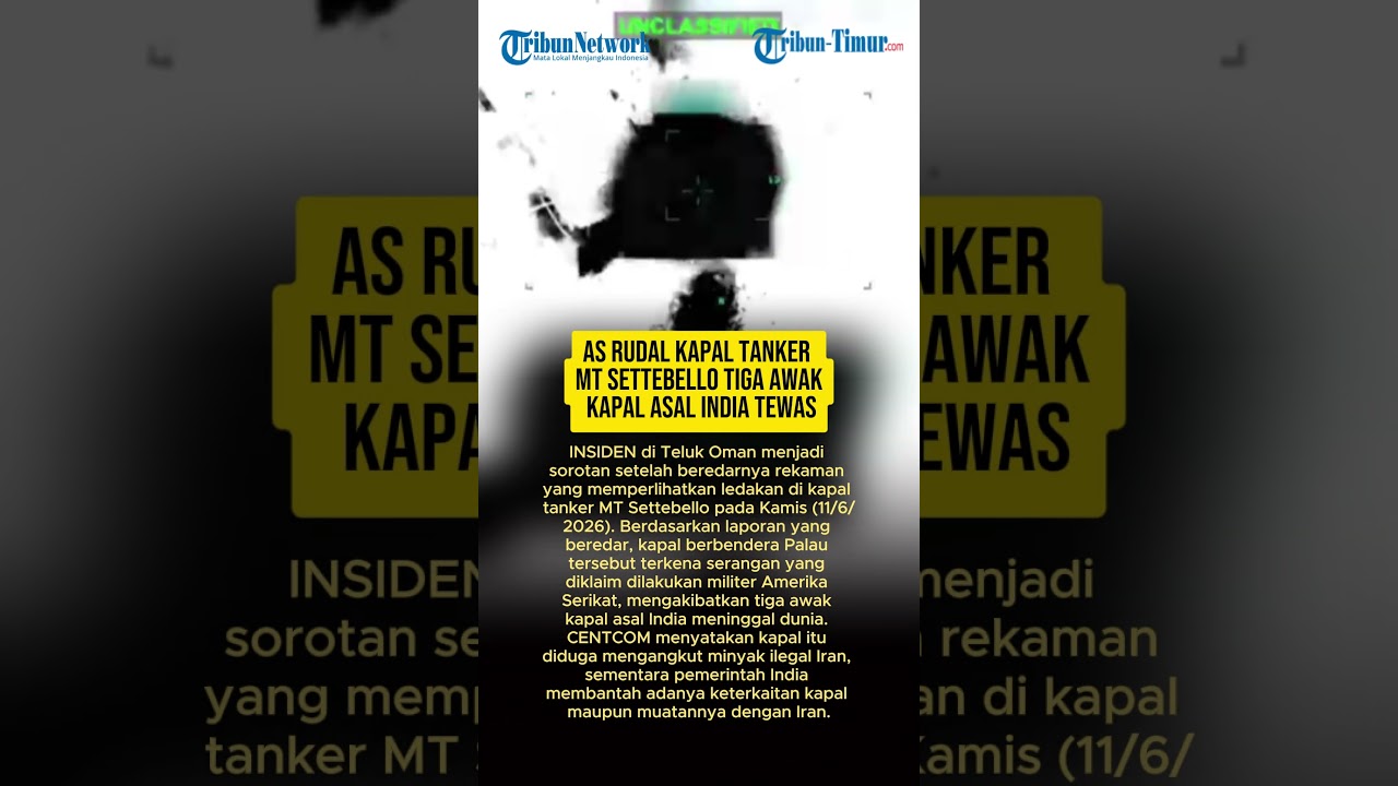 AS RUDAL KAPAL TANKER MT SETTEBELLO TIGA AWAK KAPAL ASAL INDIA TEWAS