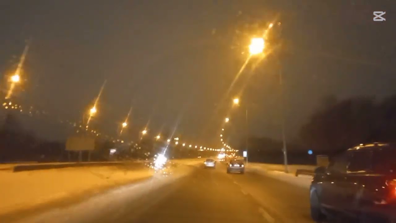 Zimowy Białystok ❄️ JEDZIEMY NOCĄ 🚗 