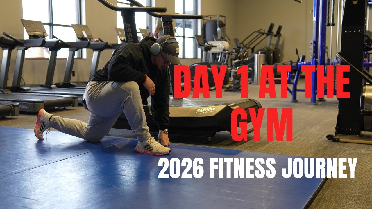 Day 1 at the Gym My Fitness Journey Begins 2026